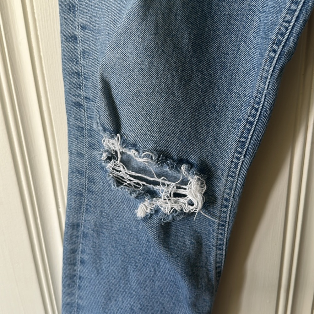 Agolde Riley High Rise Crop Jeans Size 27 - Picture 5 of 10